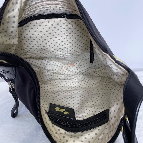 Radley London black nylon crossbody yellow terrier tag abstract print - Picture 7 of 7